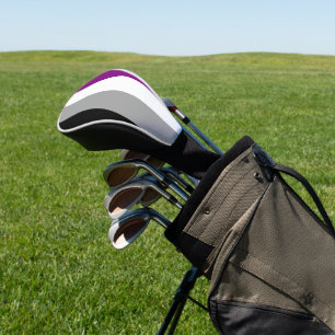 SlipperyJoe's asexual pride flag emphasizing inclu Golf Head Cover