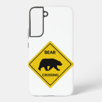 SlipperyJoe's bear crossing sign bear silhouette w