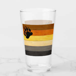 SlipperyJoe's Bear Pride flag wooden floor texture Glass