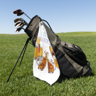 SlipperyJoe's beer glasses pilsner glasses steins  Golf Towel