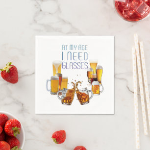 SlipperyJoe's beer glasses pilsner glasses steins  Napkin