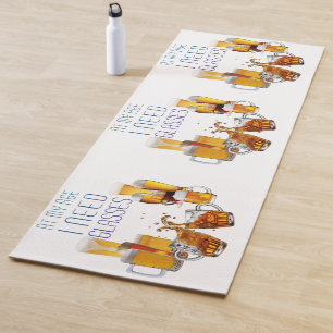 SlipperyJoe's beer glasses pilsner glasses steins Yoga Mat