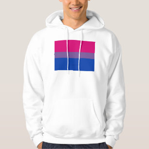 SlipperyJoe's Bisexual Pride Flag colours magenta Hoodie