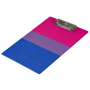 SlipperyJoe's Bisexual Pride Flag lavender-pink bl Clipboard