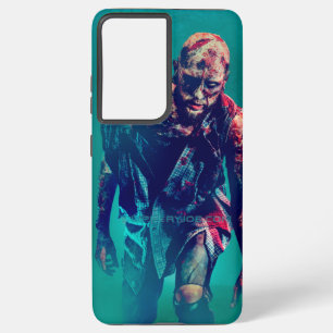 SlipperyJoe's bloody zombie woods Halloween mist f Samsung Galaxy Case