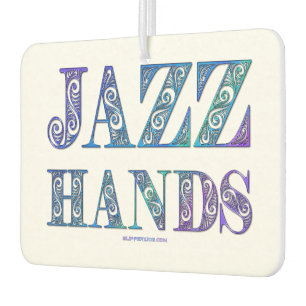 SlipperyJoe's Broadway musical Jazz Hands queer ca Air Freshener