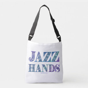 SlipperyJoe's Broadway musical Jazz Hands queer ca Crossbody Bag