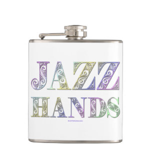 SlipperyJoe's broadway musical Jazz Hands queer ca Hip Flask