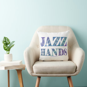 SlipperyJoe's broadway musical Jazz Hands queer ca Throw Pillow