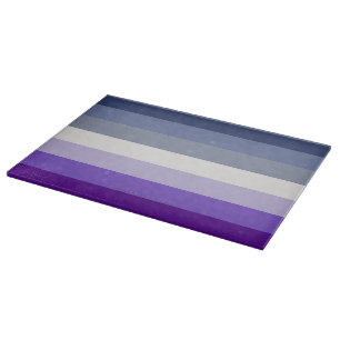 SlipperyJoe's Butch Lesbian Pride Flag gay gifts L Cutting Board