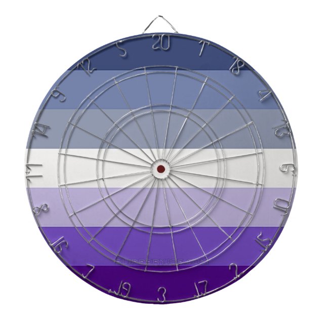 SlipperyJoe's Butch Lesbian Pride Flag represent b Dartboard (Front)