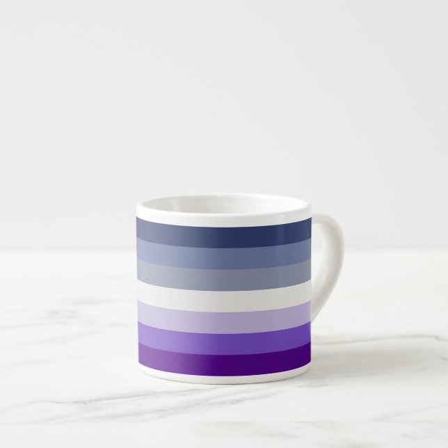 SlipperyJoe's Butch Lesbian Pride Flag represent b Espresso Cup (Front Right)