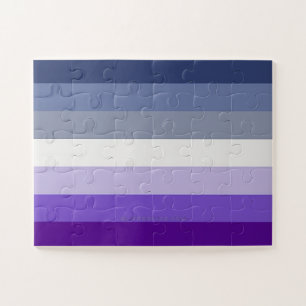 SlipperyJoe's Butch Lesbian Pride Flag represent b Jigsaw Puzzle