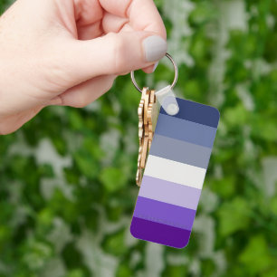 SlipperyJoe's Butch Lesbian Pride Flag represent b Keychain