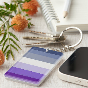 SlipperyJoe's Butch Lesbian Pride Flag represent b Keychain
