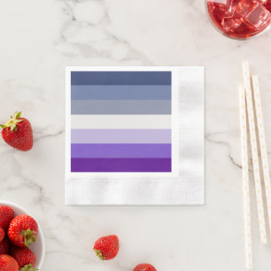 SlipperyJoe's Butch Lesbian Pride Flag represent b Napkin