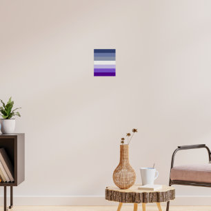 SlipperyJoe's Butch Lesbian Pride Flag represent b Poster