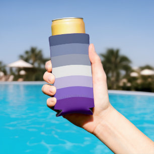 SlipperyJoe's Butch Lesbian Pride Flag represent b Seltzer Can Cooler