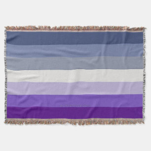 SlipperyJoe's Butch Lesbian Pride Flag represent b Throw Blanket