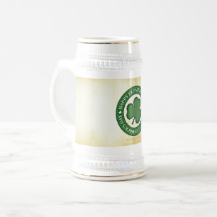 SlipperyJoe's celebrating Saint Patrick's Day Iris Beer Stein
