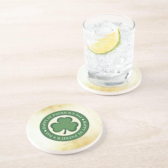 SlipperyJoe's celebrating Saint Patrick's Day Iris Coaster (Side)