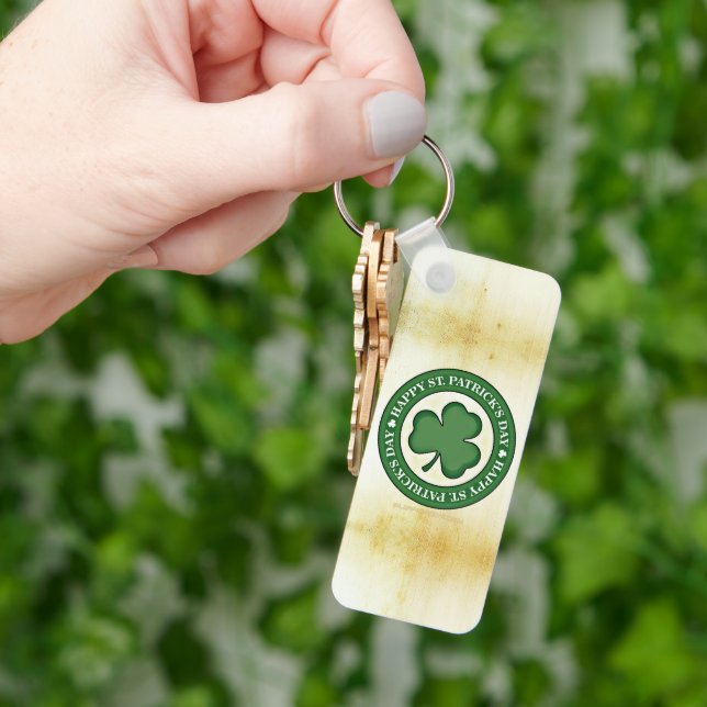 SlipperyJoe's celebrating Saint Patrick's Day Iris Keychain (Hand)