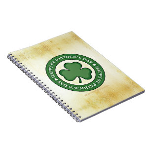 SlipperyJoe's celebrating Saint Patrick's Day Iris Notebook