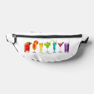 SlipperyJoe's Cheers alcohol cocktail pride neon c Fanny Pack