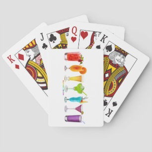 SlipperyJoe's Cheers alcohol cocktail pride neon c Playing Cards