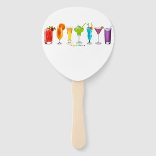 SlipperyJoe's cheers alcohol cocktails LGBTQIA gay Hand Fan