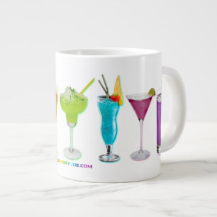 SlipperyJoe's cheers alcohol cocktails LGBTQIA gay Large Coffee Mug