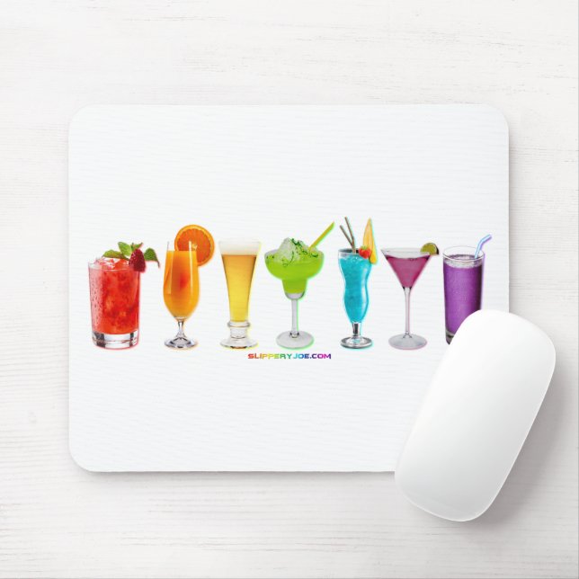 SlipperyJoe's Cheers drink alcohol cocktail pride  Mouse Pad (With Mouse)