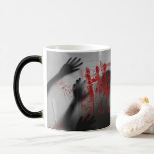 SlipperyJoe's chilling horror-themed visual thick Magic Mug