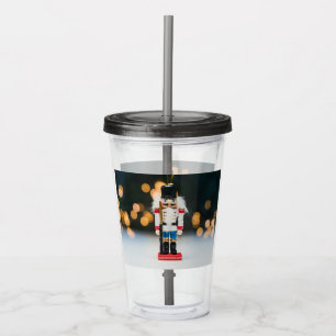 SlipperyJoe's Christmas classic nutcracker ornamen Acrylic Tumbler