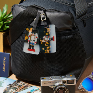 SlipperyJoe's Christmas classic nutcracker ornamen Luggage Tag