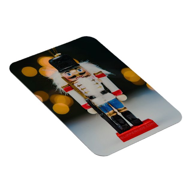 SlipperyJoe's Christmas classic nutcracker ornamen Magnet (Right Side)