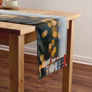 SlipperyJoe's Christmas classic nutcracker ornamen Short Table Runner