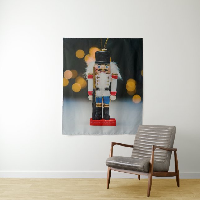 SlipperyJoe's Christmas classic nutcracker ornamen Tapestry (In Situ)