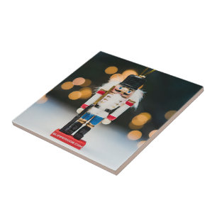 SlipperyJoe's Christmas classic nutcracker ornamen Tile