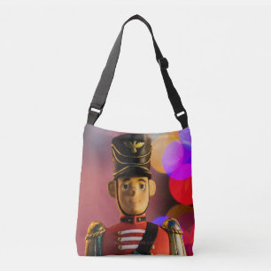SlipperyJoe's Christmas classic toy soldier friend Crossbody Bag