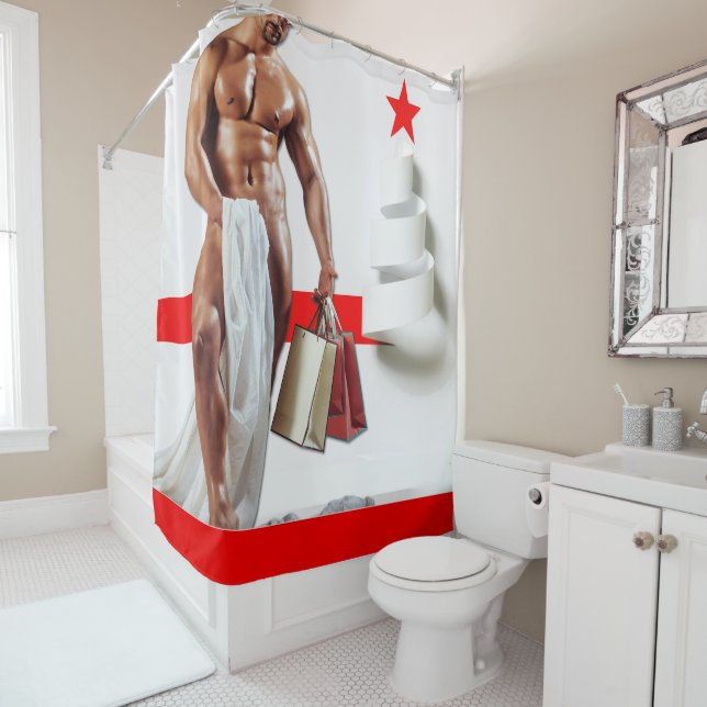 SlipperyJoe's Christmas shopping white paper spira (In Situ)