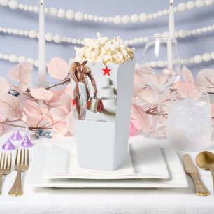 SlipperyJoe's Christmas shopping white paper spira Favor Box