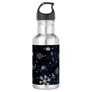 SlipperyJoe's Christmas winter magical peaceful at 532 Ml Water Bottle