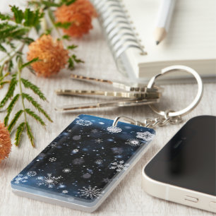 SlipperyJoe's Christmas winter magical peaceful at Keychain