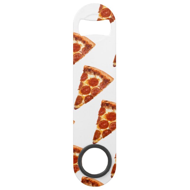 SlipperyJoe's classic pepperoni pizza slice melted Bar Key (Front)