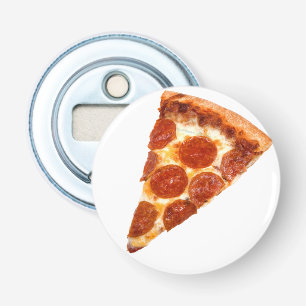 SlipperyJoe's classic pepperoni pizza slice melted Bottle Opener