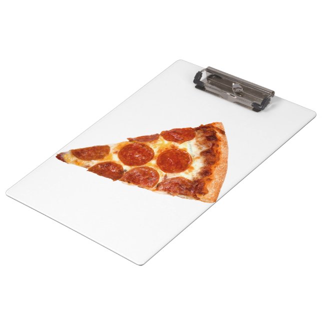 SlipperyJoe's classic pepperoni pizza slice melted Clipboard (Angled)