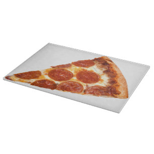 SlipperyJoe's classic pepperoni pizza slice melted Cutting Board