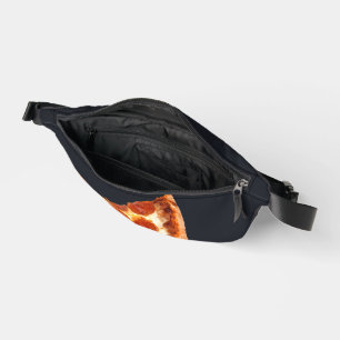 SlipperyJoe's classic pepperoni pizza slice melted Fanny Pack