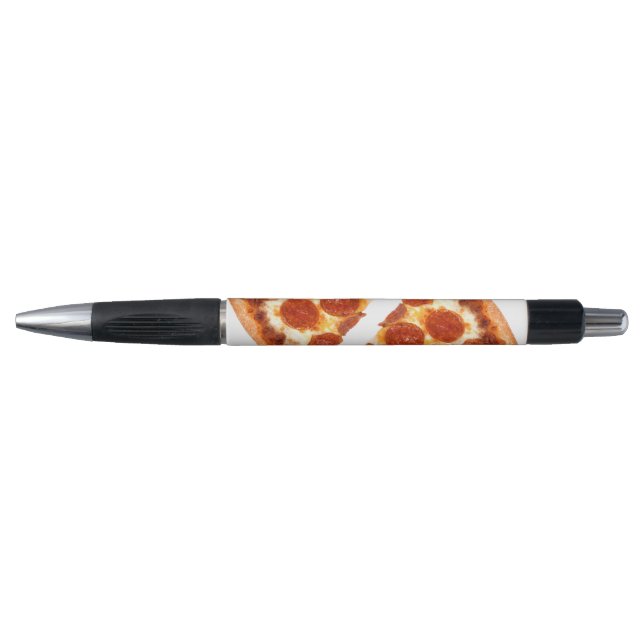 SlipperyJoe's classic pepperoni pizza slice melted Pen (Front)